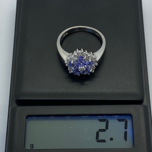 14KT diamond/tanzanite ring 💍 - Picture 15 of 17